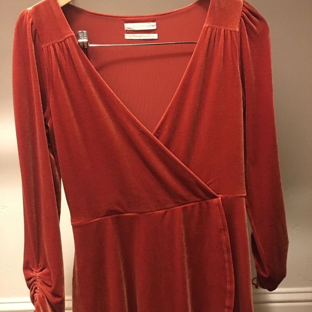 Urban outfitters velvet dress romper skort